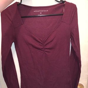 Burgundy Long Sleeve